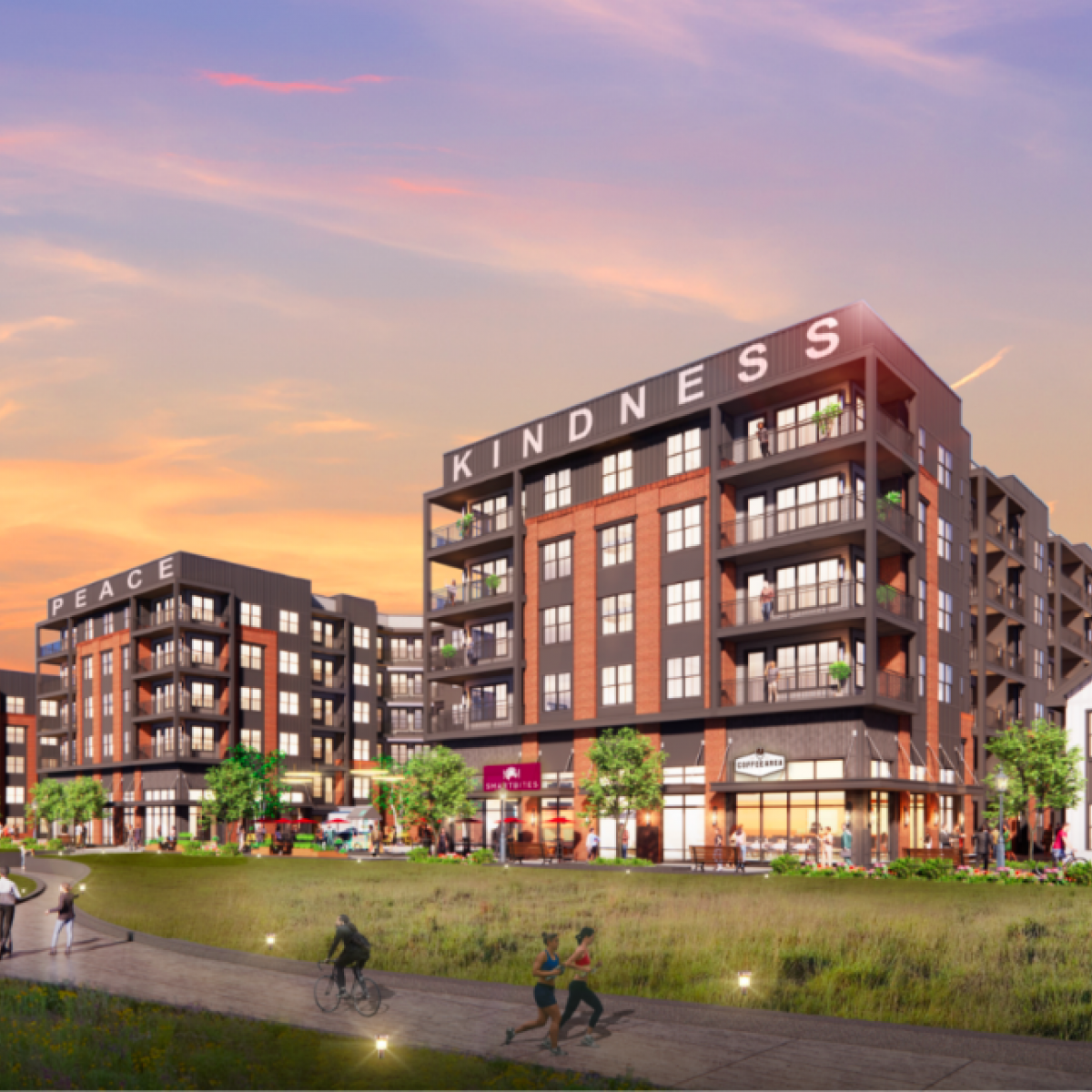 Renderings: Revised, multifaceted project advances near BeltLine 